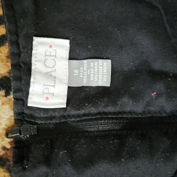 🏫Place Girl's Plus Uniform Dress; 18 Plus, Color: Black - Picture 4 of 8